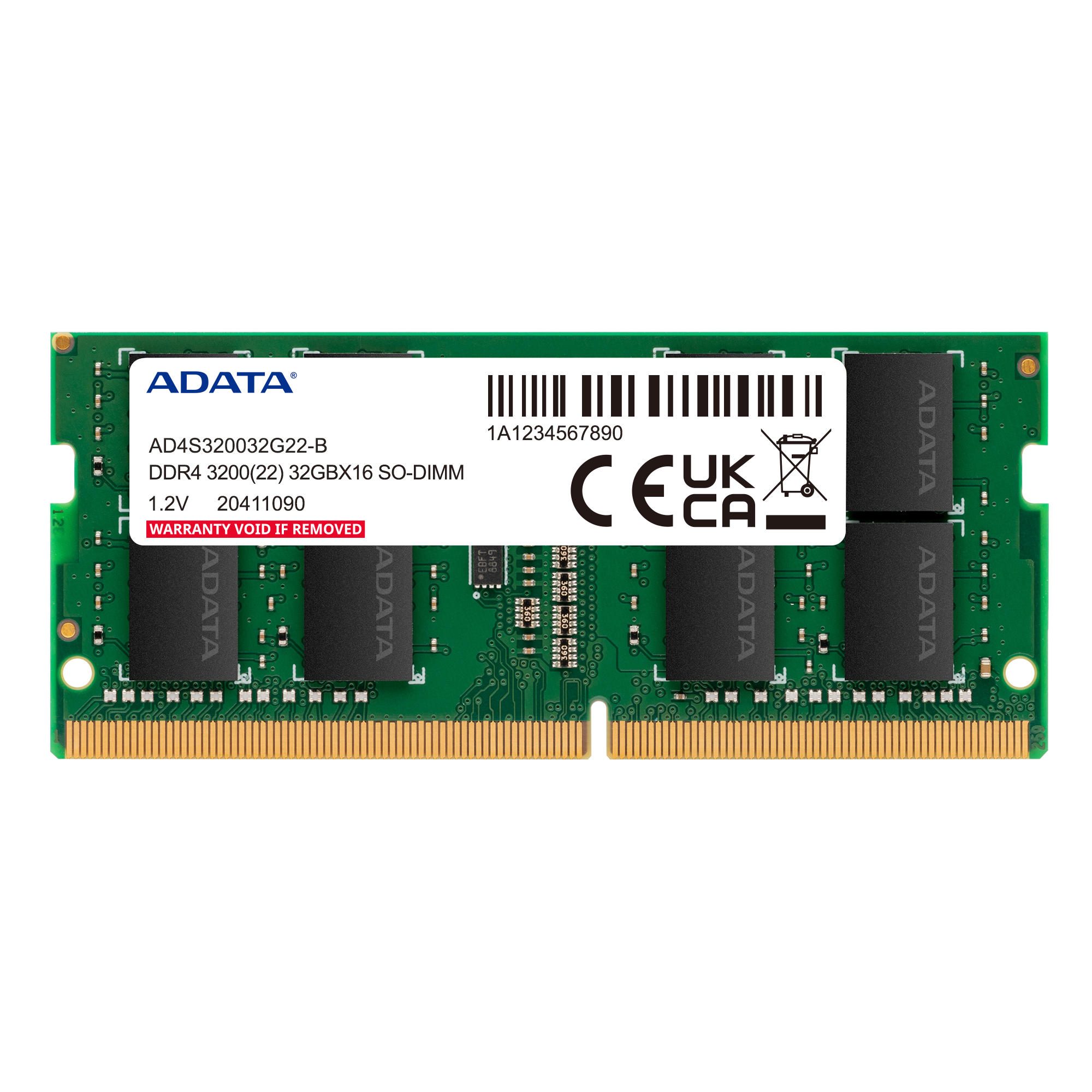 ADATA DDR4 SODIMM 8GB Premier DDR4 3200MHz AD4S32008G22-SGN