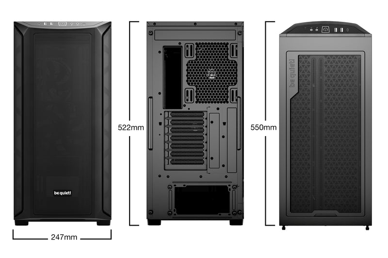 BE QUIET! SHADOW BASE 800 Black Tower Case BGW60