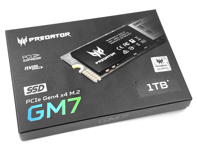 Acer 1TB Predator GM7 HD-AGM71T M.2 2280 PCIe Gen4 x4 SSD