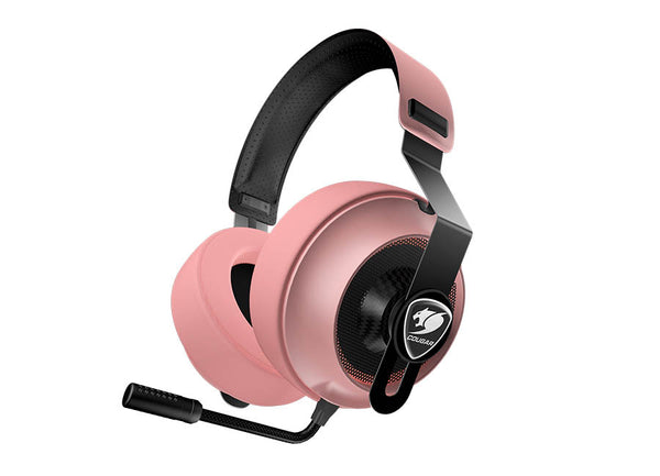 Cougar Phontum Essential Pink 頭戴式電競耳機麥克風 (粉紅色)