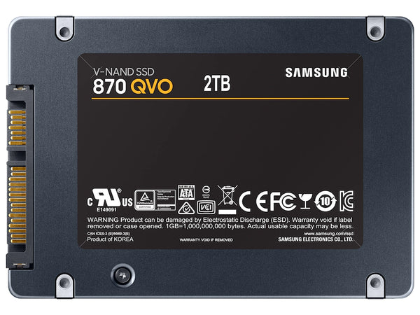 Samsung 2TB 870 QVO MZ-77Q2T0 2.5" SATA 6Gb/s SSD