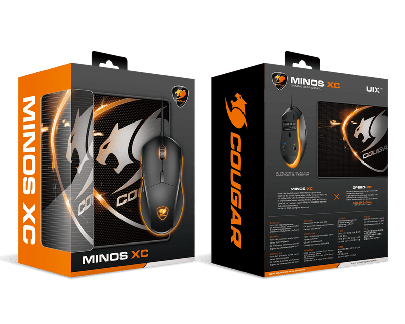Cougar Minos XC + SPEED XC Gaming Gear Combo Set