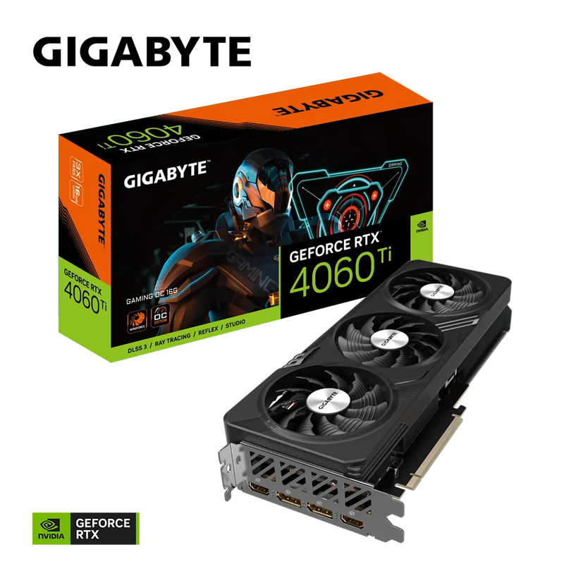 GIGABYTE GeForce RTX 4060 Ti GAMING OC 16GB GDDR6 GV-N406TGAMING OC-16GD