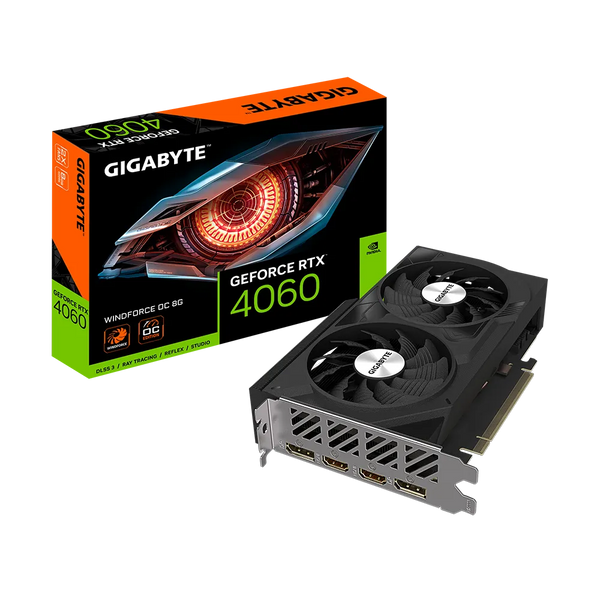 GIGABYTE GeForce RTX 4060 WINDFORCE OC 8GB GDDR6 GV-N4060WF2OC-8GD