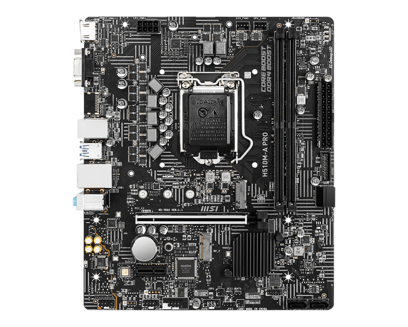 MSI H510M-A PRO DDR4,LGA 1200 mATX Motherboard