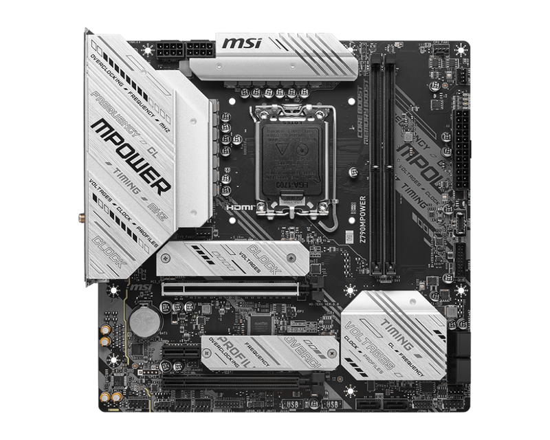 MSI Z790MPOWER DDR5,LGA 1700 mATX Motherboard