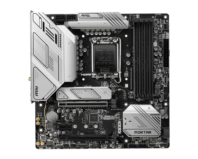 MSI MAG B760M MORTAR WIFI DDR4,LGA 1700 mATX Motherboard