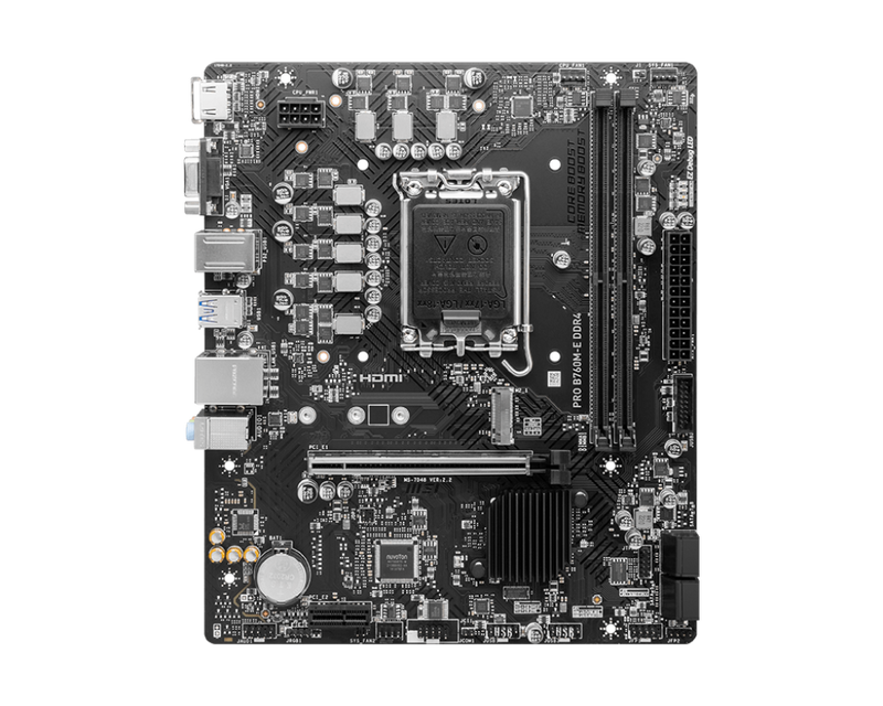 MSI PRO B760M-E DDR4,LGA 1700 mATX Motherboard