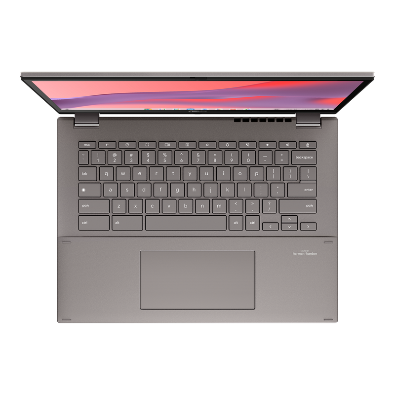 ASUS Chromebook Vibe Flip CX34 - Grey / 14 Flip+Touch / FHD / i7-1255U/ 16G / 256G SSD / Chrome Enterprise ( 3 Year) - CX3401FBA-LZ0496