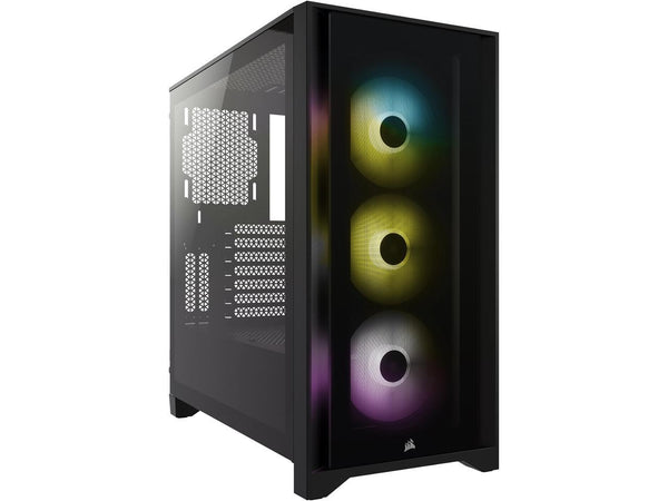 CORSAIR iCUE 4000X RGB Black 黑色 Tempered Glass ATX Case CC-9011204-WW