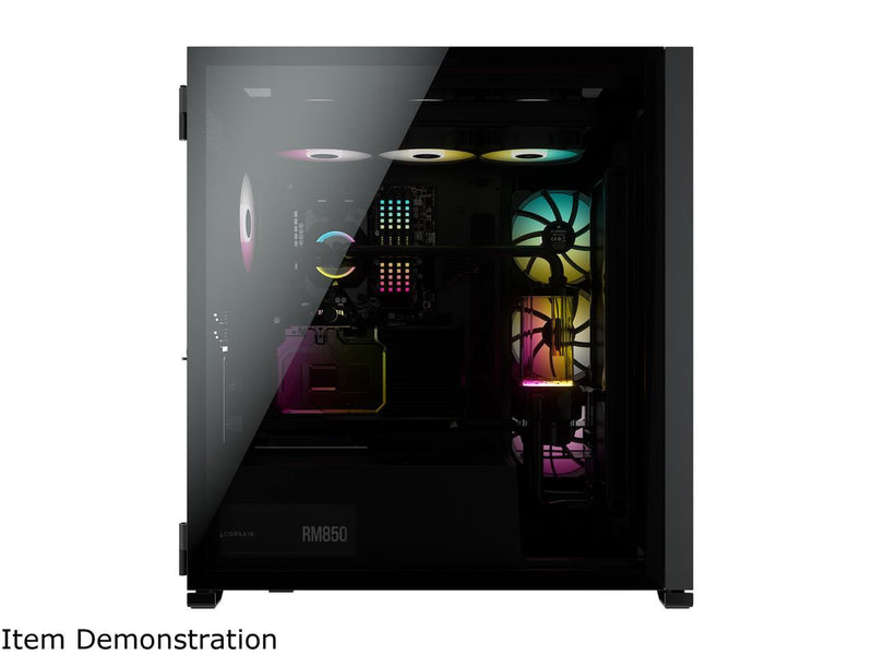 CORSAIR iCUE 7000X RGB Black 黑色 Tempered Glass ATX Case CC-9011226-WW