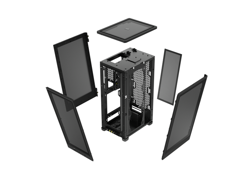 CORSAIR 2000D AIRFLOW Black 黑色 Tempered Glass Mini-ITX Case CC-9011244-WW