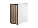 Fractal Design North Chalk White ATX Case with Oak Front and Clear TG Side Panel FD-C-NOR1C-04
