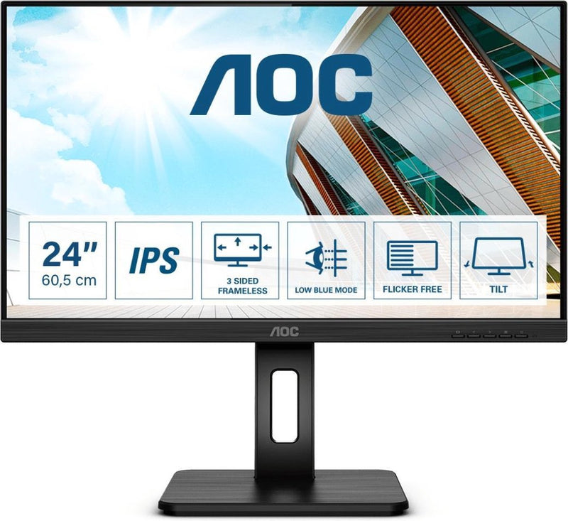 AOC 23.8" 24P2Q FHD IPS (16:9) 顯示器