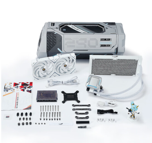 VALKYRIE E240 VALKYRIE WHITE 白色 ARGB with LCD Display 240mm Liquid CPU Cooler