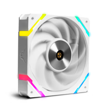 Ventola PC Valkyrie X12 Reverse ARGB 120mm Bianca - Flusso Invertito, PWM, Silenziosa, 80 CFM - 2