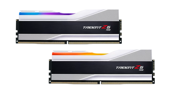 G.SKILL 32GB Kit (2x16GB) Trident Z5 RGB Silver F5-7200J3445G16GX2-TZ5RS DDR5 7200MHz Memory