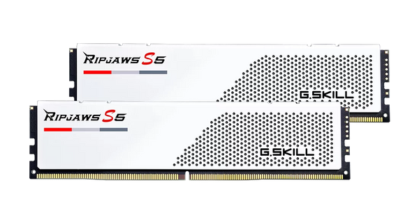 G.SKILL 32GB Kit (2x16GB) Ripjaws S5 White F5-5600J3636C16GX2-RS5W DDR5 5600MHz Memory