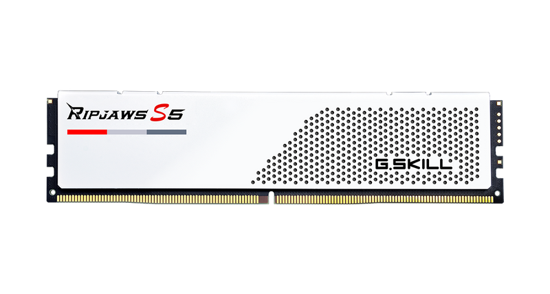 G.SKILL 32GB Kit (2x16GB) Ripjaws S5 White F5-5600J3636C16GX2-RS5W DDR5 5600MHz Memory