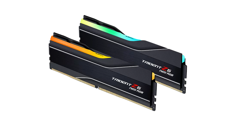 G.SKILL 32GB Kit (2x16GB) Trident Z5 Neo RGB Black F5-6000J3038F16GX2-TZ5NR DDR5 6000MHz Memory AMD EXPO