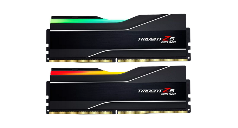 G.SKILL 32GB Kit (2x16GB) Trident Z5 Neo RGB Black F5-6000J3038F16GX2-TZ5NR DDR5 6000MHz Memory AMD EXPO