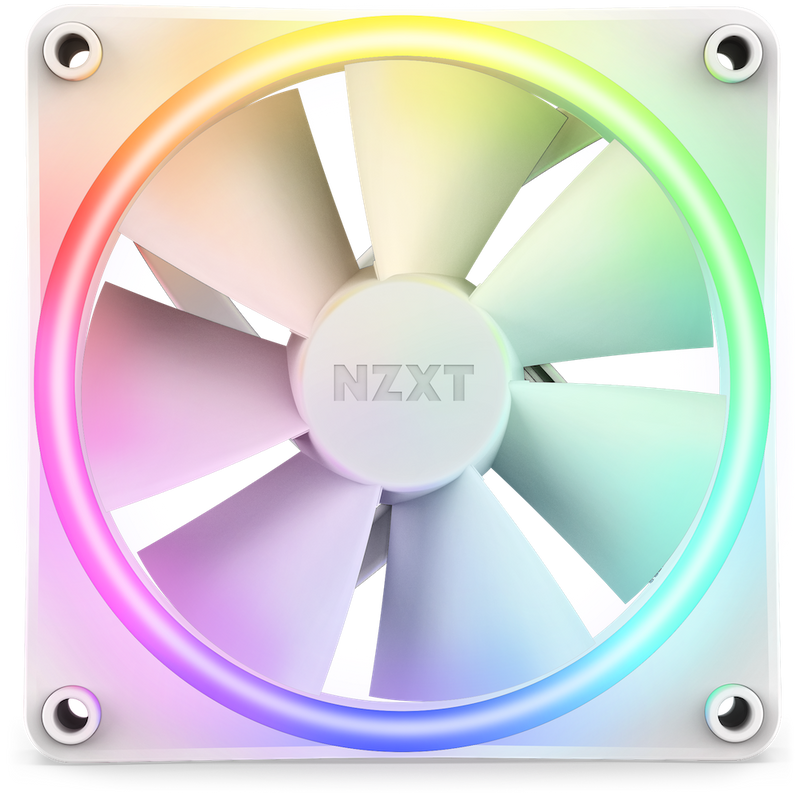 NZXT F120 RGB DUO WHITE 白色 12cm Case Fan RF-D12SF-W1