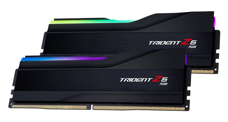 G.SKILL 64GB Kit (2x32GB) Trident Z5 RGB Black F5-6000J3636F32GX2-TZ5RK DDR5 6000MHz Memory