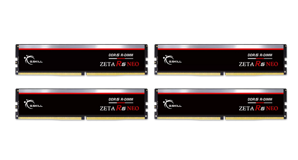 G.SKILL 128GB Kit (4x32GB) ZETA R5 NEO DDR5 R-DIMM F5-6400R3239G32GQ4-ZR5NK DDR5 6400MHz ECC Registered Memory AMD EXPO