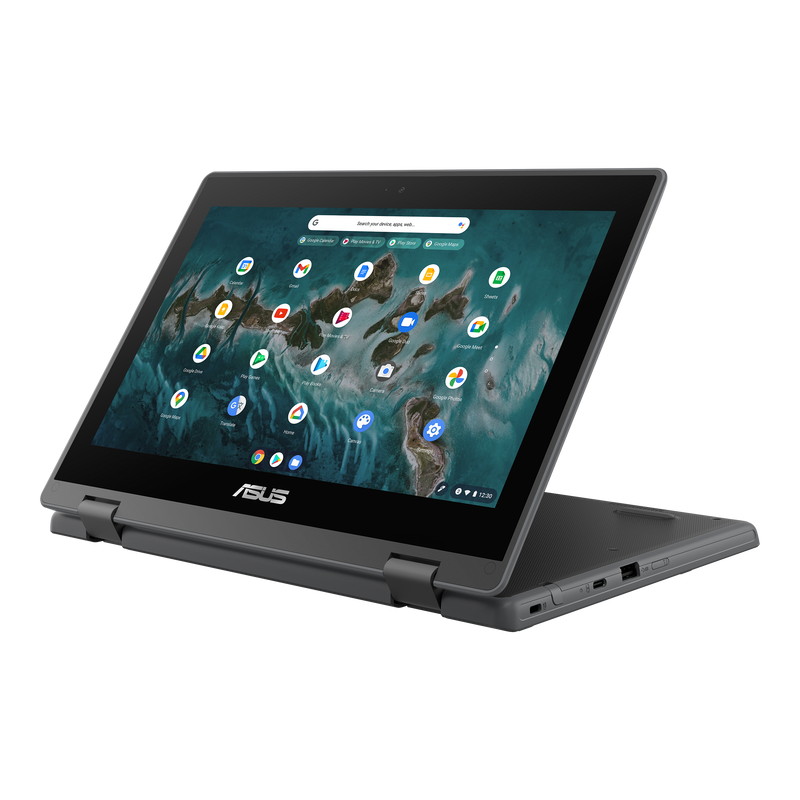 ASUS Chromebook Flip CR1-  Grey / 11.6 Flip+Touch / HD / N4500 / 4G / 32G eMMC / Chrome OS (3 Year) - CR1100FKA-BP0275