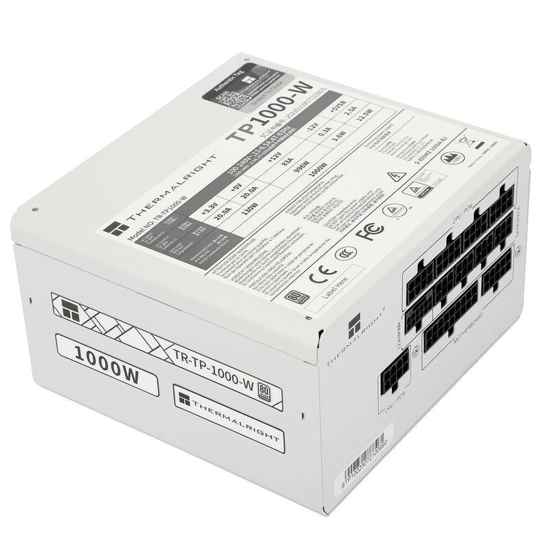 Thermalright 1000W TP1000 White 白色 PCIE 5.0 ATX 3.0 80Plus Platinum Full Modular Power Supply