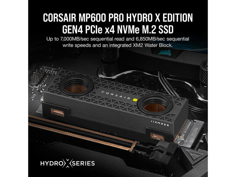 CORSAIR 2TB MP600 PRO XT Hydro X Edition CSSD-F2000GBMP600PHXT M.2 2280 PCIe Gen4 x4 SSD