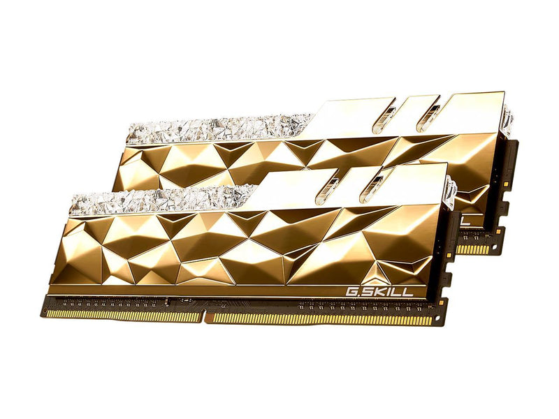G.SKILL 16GB Kit (2x8GB) Trident Z Royal Elite Gold F4-3600C16D-16GTEGC RGB DDR4 3600MHz Memory