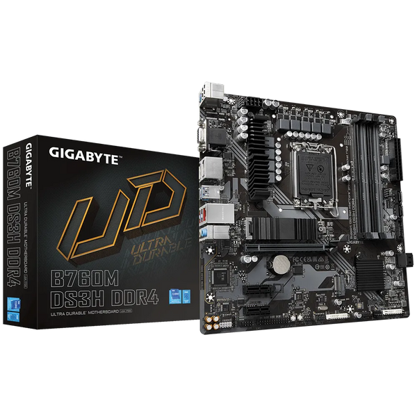 GIGABYTE B760M DS3H DDR4,LGA 1700 mATX Motherboard
