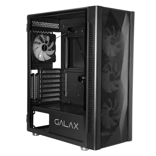GALAX Revolution 06 Black ARGB Tempered Glass ATX Case GA-CA-REV-06-AS