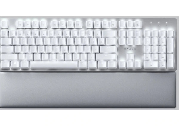 【Razer 5月份鍵盤優惠】Razer Pro Type Ultra - White 白色 (黃軸) 無線機械式鍵盤 RZ03-04110100-R3M1