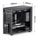 JONSBO D41 MESH Screen 副屏版 Black 黑色 Tempered Glass ATX Case