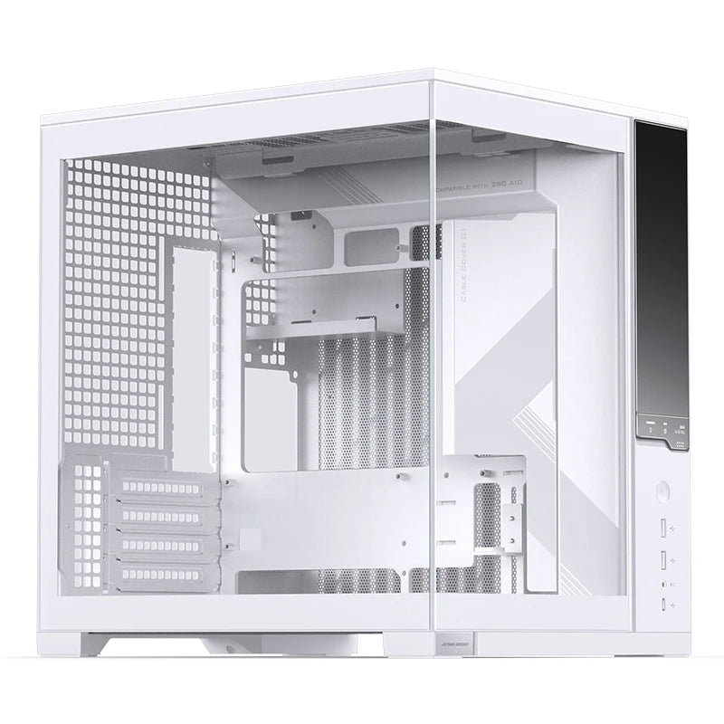 JONSBO D34 White 白色小型化桌面海景房MATX Case (JONSBO-D34-WH)