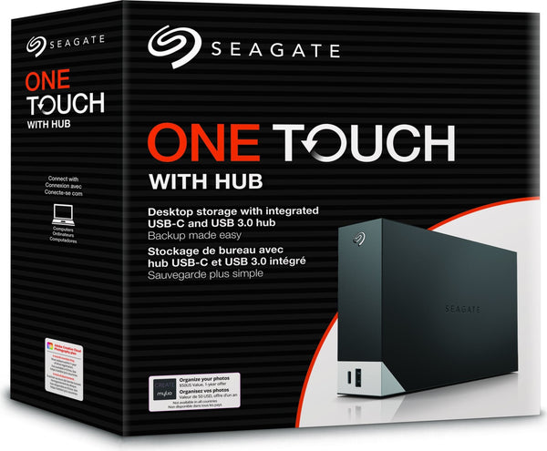 Seagate 12TB 3.5" One Touch Hub STLC12000400 USB 3.0 External Hard Drive