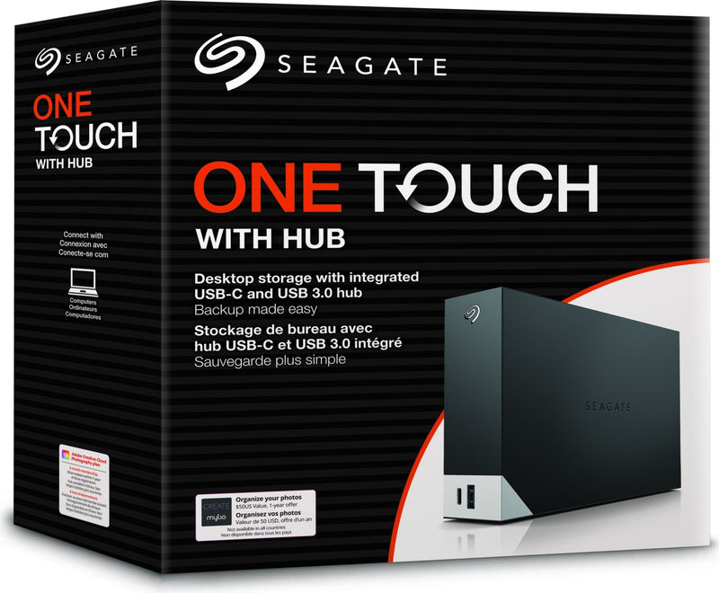 Seagate 12TB 3.5" One Touch Hub STLC12000400 USB 3.0 External Hard Drive