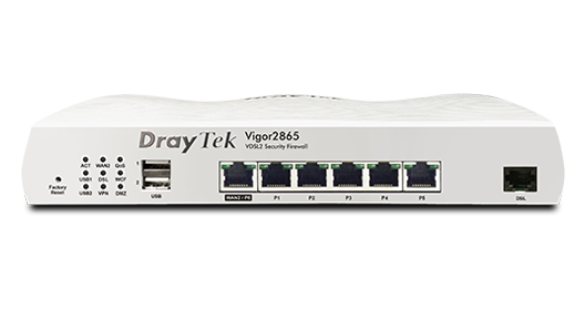DrayTek Vigor-2865 Vigor 2865 VDSL 35b DUAL-WAN VPN Secure Router