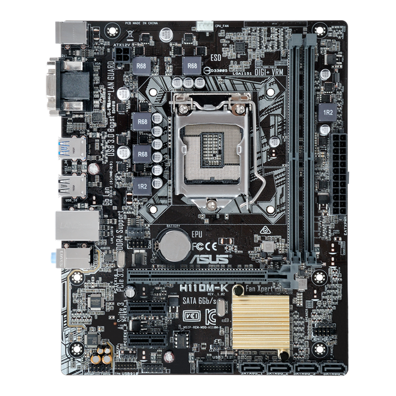 ASUS H110M-K DDR4 LGA 1151 mATX Motherboard