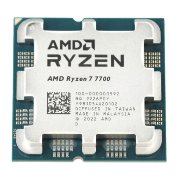 新品バルク品】AMD RYZEN 7 7700 8C/16T 白っぽかっ AM5 CPU