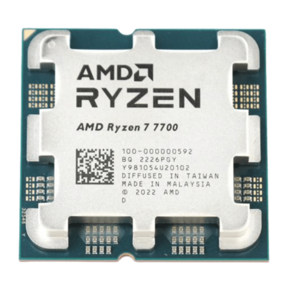 AMD Ryzen 7 7700 Tray Processor 8C 16T Socket AM5 with CPU Fan 香港代理.3年保養