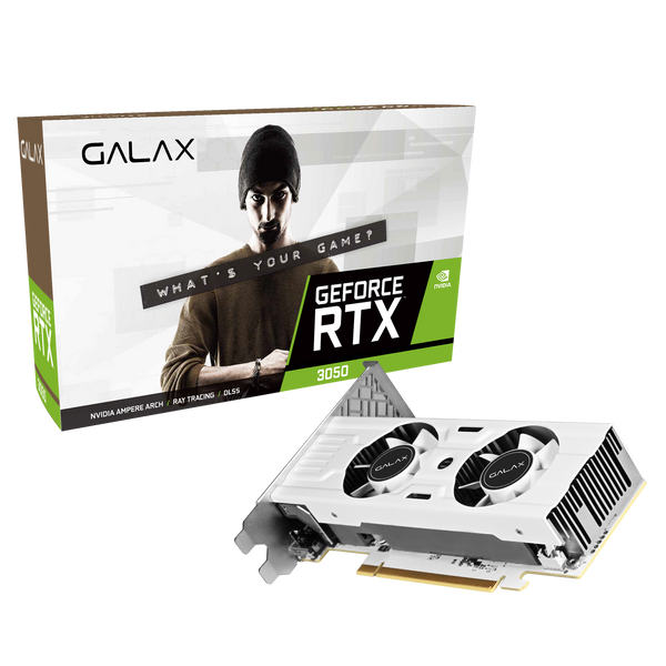 GALAX GeForce RTX 3050 6GB LP White GDDR6