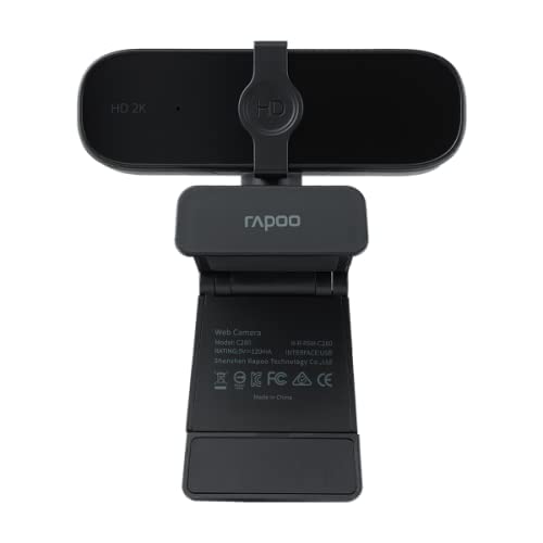 Rapoo C280 2K USB 自動對焦 網路攝影機 (附鏡頭蓋)