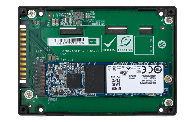 QNAP M.2 PCIe NVMe to U.2 PCIe NVMe SSD Adapter (QDA-UMP)