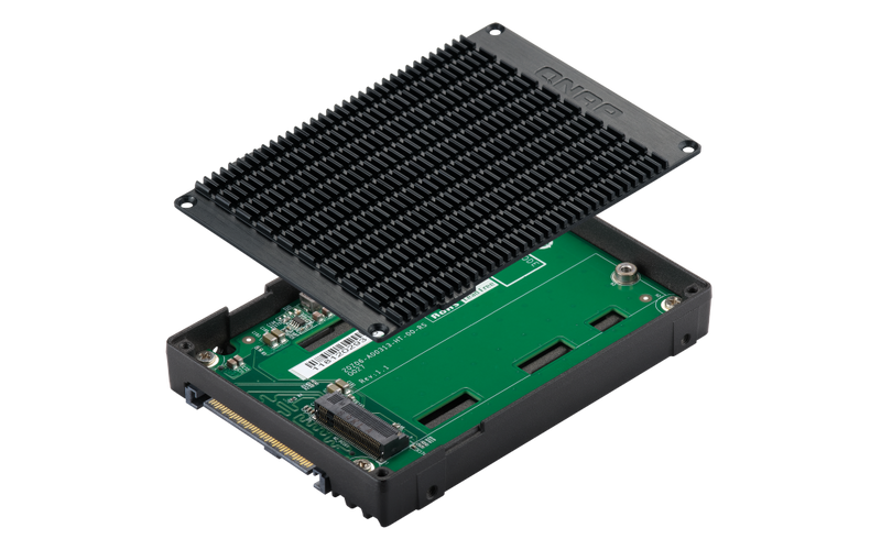 QNAP M.2 PCIe NVMe to U.2 PCIe NVMe SSD Adapter (QDA-UMP)
