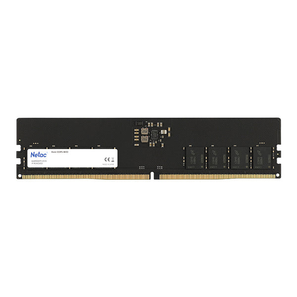 Netac 16GB Basic DDR5-4800 C40 288-Pin UDIMM Memory NTBSD5P48SP-16