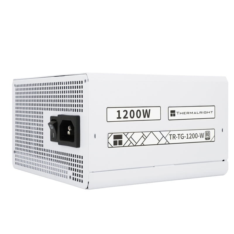 Thermalright 1200W TG1200 White 白色 PCIE 5.0 ATX 3.0 80Plus Gold Full Modular Power Supply