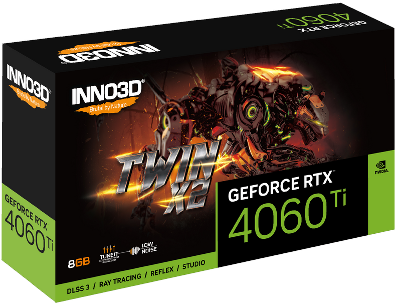 INNO3D GeForce RTX 4060 Ti TWIN X2 8GB GDDR6